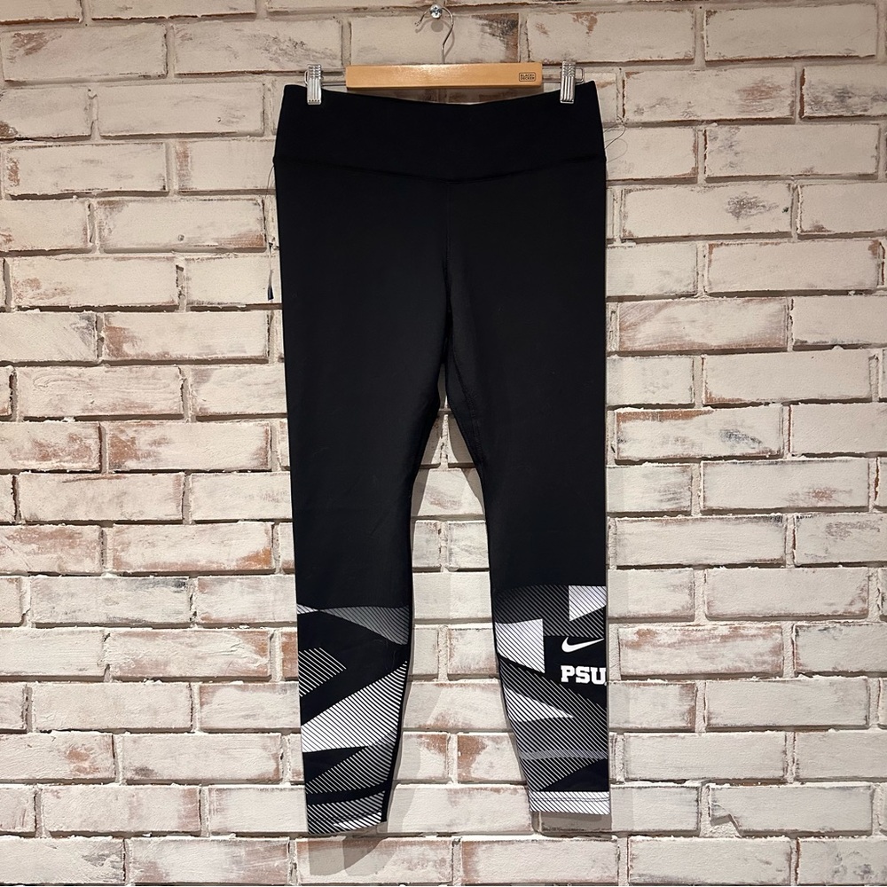 Nike Dri Fit Black PSU Penn State leggings size XL NEW